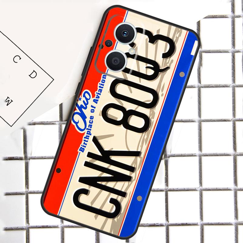 Суперъестественный номерной знак Для OPPO Reno 14 12 11 10 13 Pro 8T 11F 12F 13F 14F 7 8 Lite OPPO Find X9 X8 X6 X5 Pro Чехол