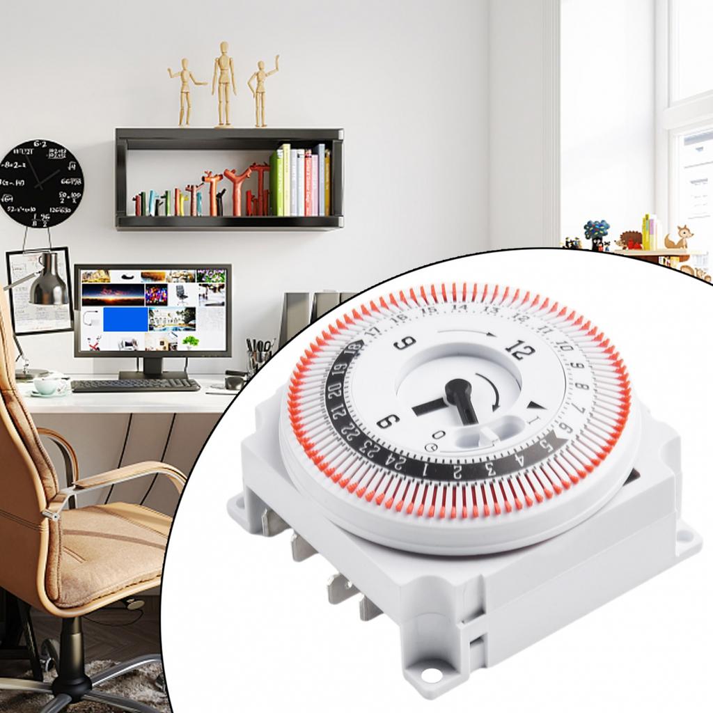 Таймер-переключатель 24 часа Многофункциональное механическое промышленное устройство времени Панель