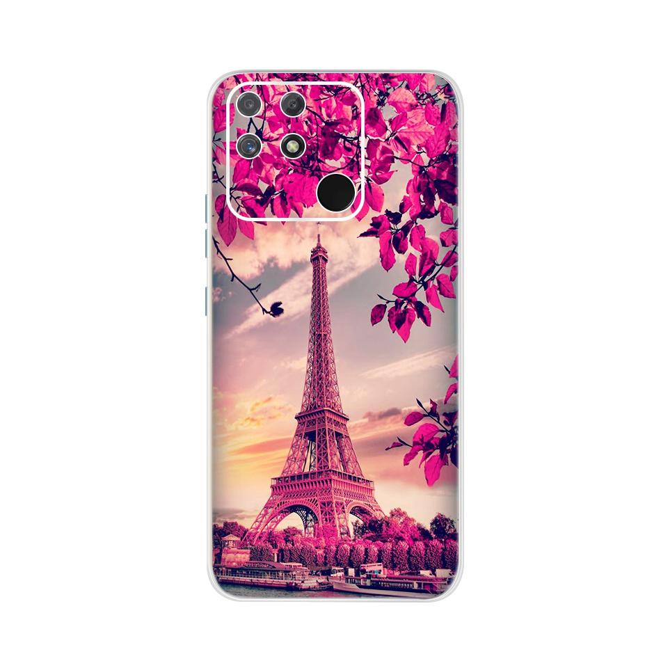Soft Silicone Case For Raelme Narzo 50A RMX3430 Phone CaseTransparent TPU Cover For Realme Narzo50a 50 A 6.5" Back Cases Bumper