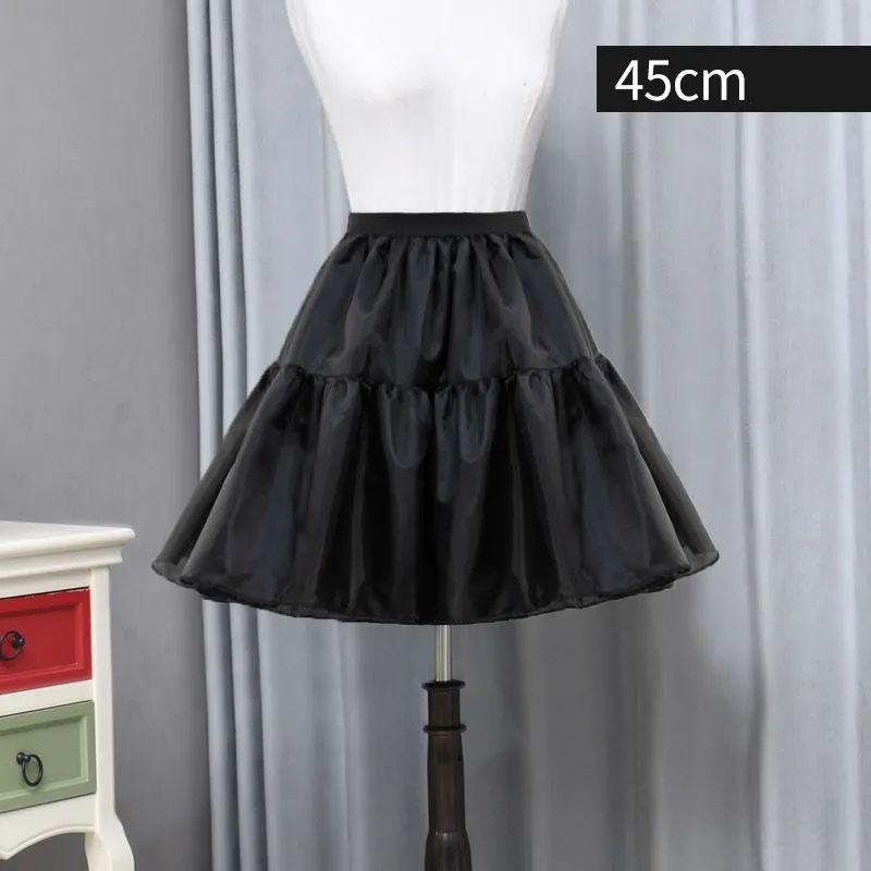 Lolita Skirt Brace Daily Boneless Crystal Yarn Lolita Soft Girl Adjustable Violence Super Pong Short Black Skirt Brace