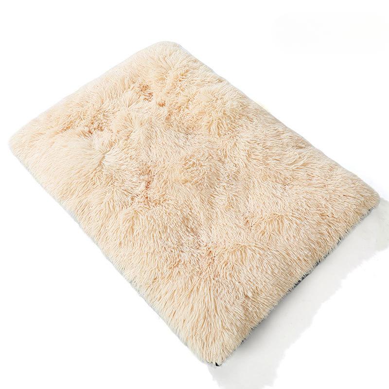 Коврик для питомца, плюшевый коврик для собаки, зимний теплый спальный коврик для питомца, кровать для собаки, удобное гнездо для кошки, собачий домик для домашних животных