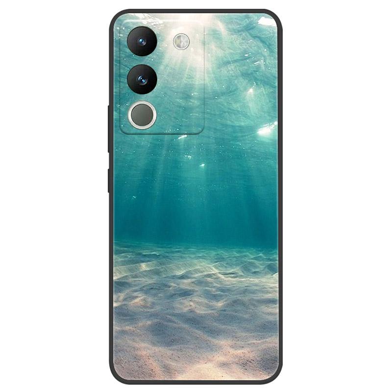 Чехол для VIVO V29E V2317 Защитный чехол для камеры Для телефона VIVO Y200 5G Мягкий силиконовый TPU Задняя крышка V2307 Ударопрочный Fundas