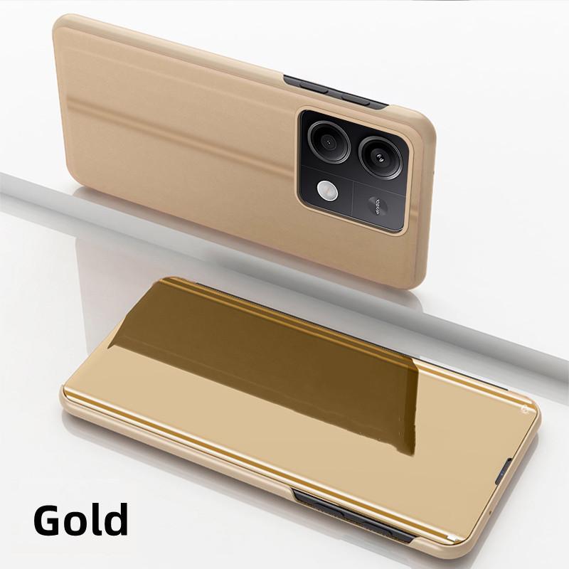 Роскошный зеркальный чехол-книжка для Xiaomi POCO M5 F6 X7 14T 14 13T 13 12T 12 12S 11T Pro Кожаный чехол для Xiaomi 13 12 11 Lite Аксессуары для телефона