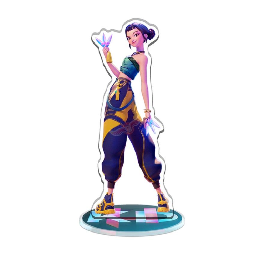 K-pop Охотники на демонов Стоячее украшение Акриловая подставка для рабочего стола Суперзвезда Декор Аниме Фигурки Ручная работа Креативные подарки для фаната