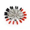 10Pcs Alligator Clips Vehicle Battery Test Lead Clips Probes 48Mm Red+Black