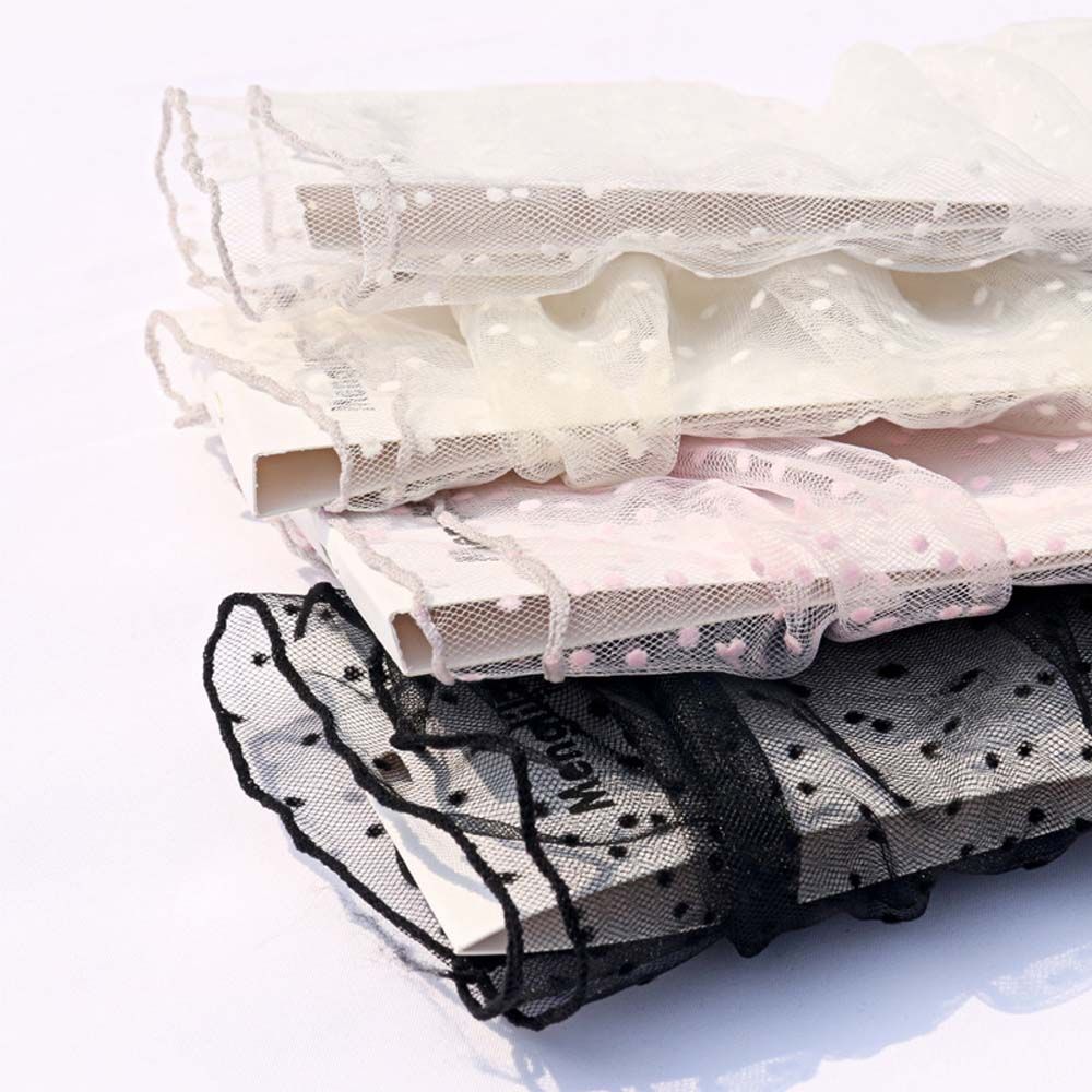 Women Dot Female Fashion Nylon Glass Stockings Tulle Socks Dress Socks