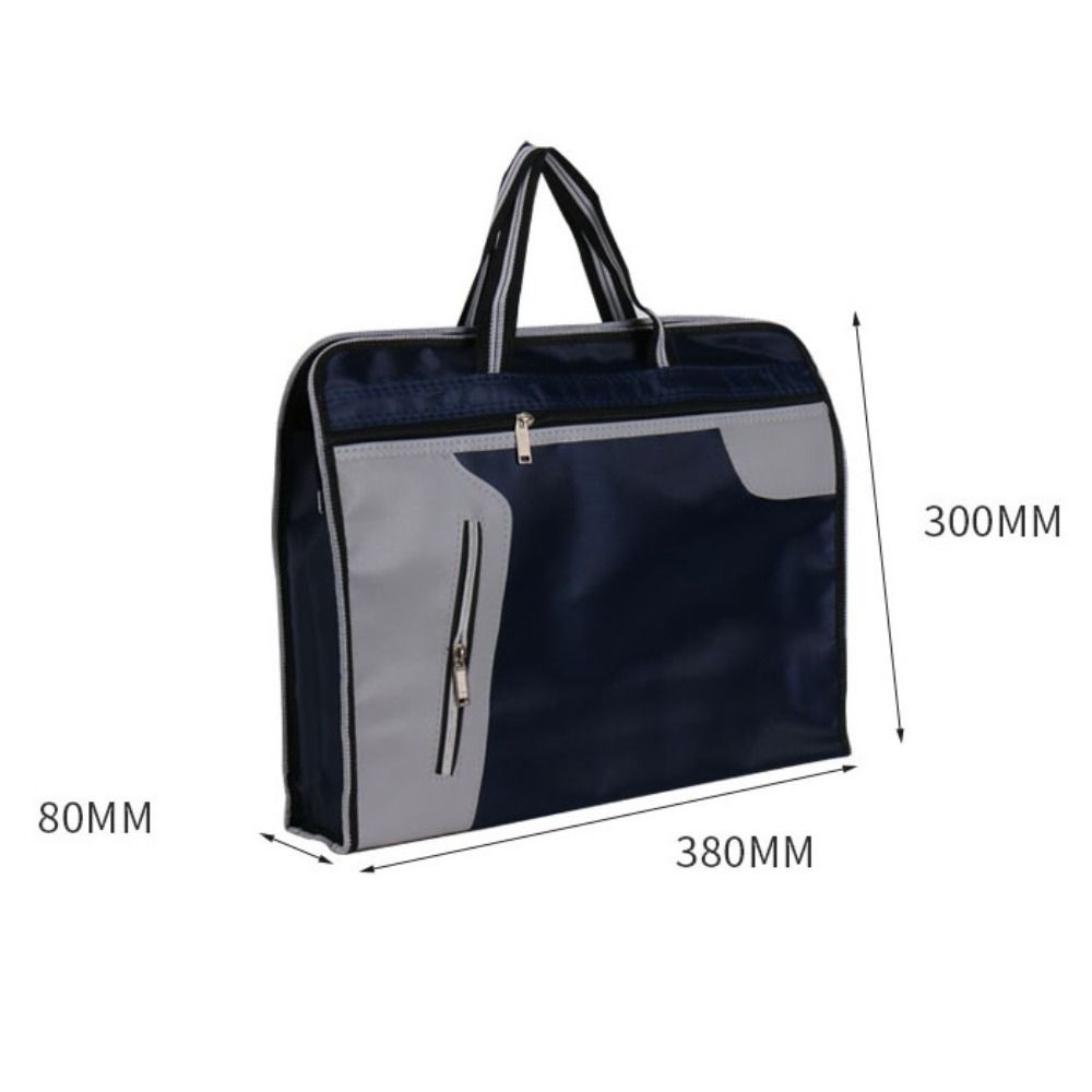 Папка-регистратор формата А4 из ткани Оксфорд, большая вместимость, деловой портфель, сумка для документов, школьные принадлежности