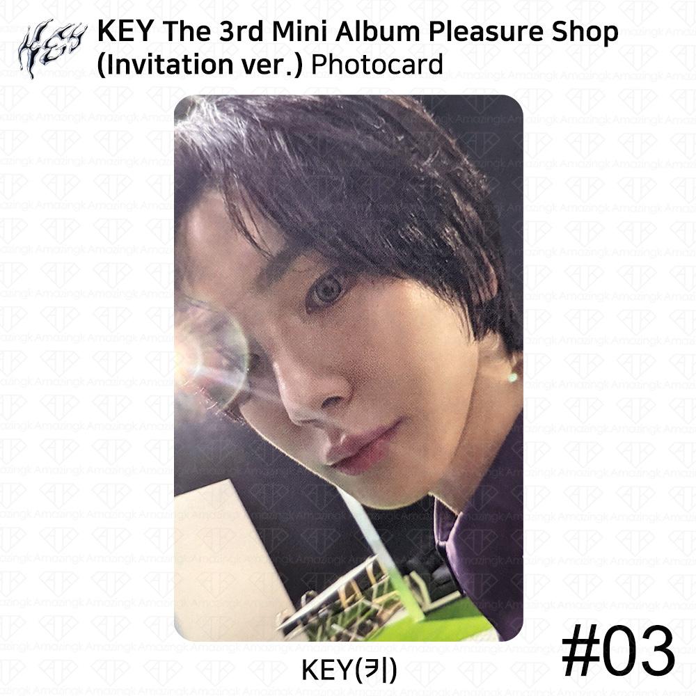 SHINee KEY 3-й мини-альбом Pleasure Shop Официальная фотокарточка SMini Glass Package