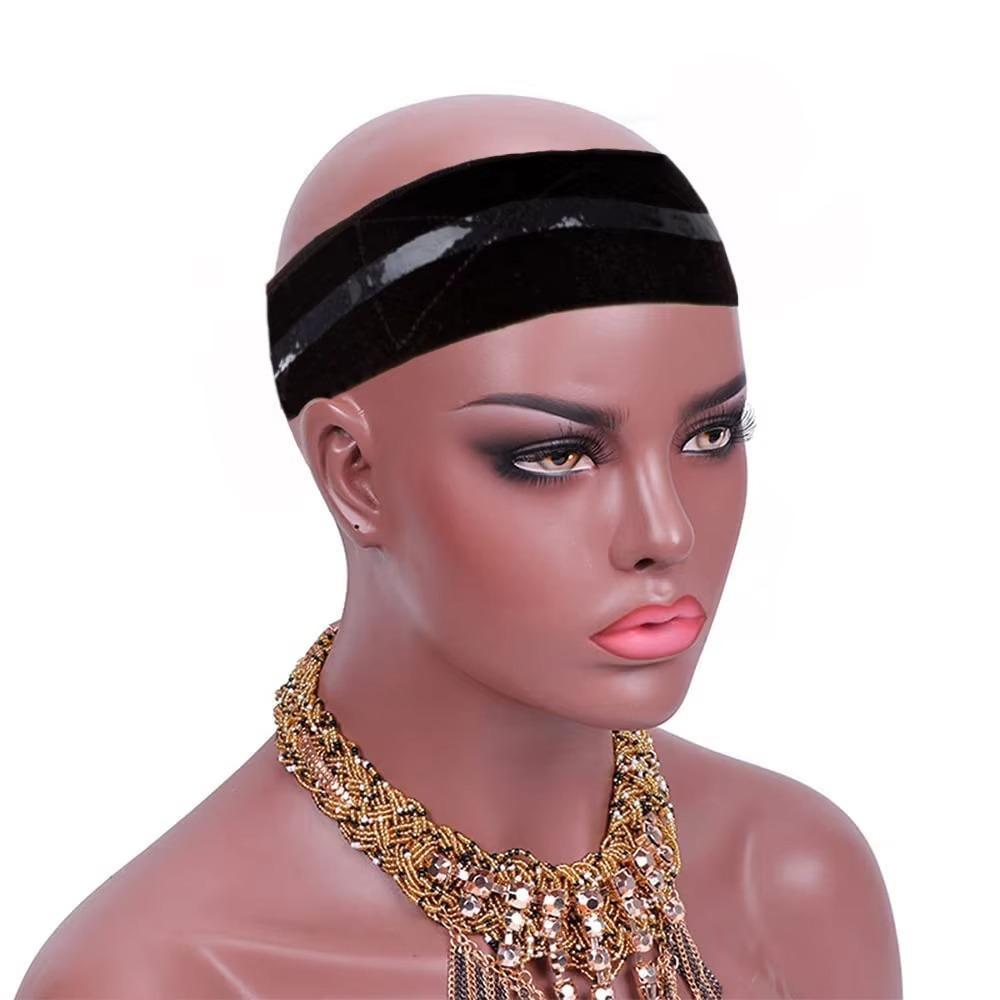 Comfortable Velvet Wig Fixing Strap Silicone Anti-slip Wig Edge Strap  For Lace Frontal Wigs
