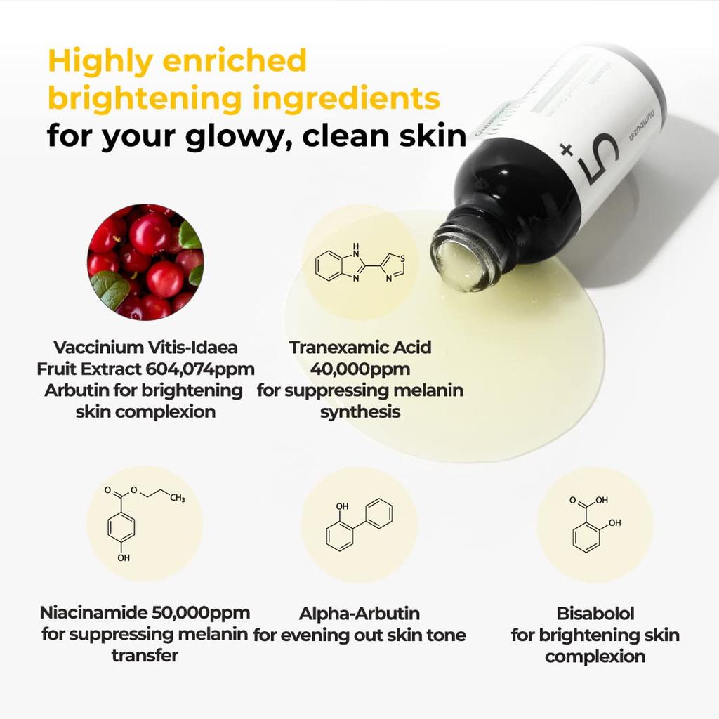 NUMBUZIN No.5 Vitamin Concentrated Serum 30ml Brightening Moisturizing Anti-Oxidant Dark Spot Repair