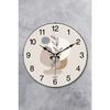 36 Cm Decorative Real Glass Dome Silent Mechanism Wall Clock