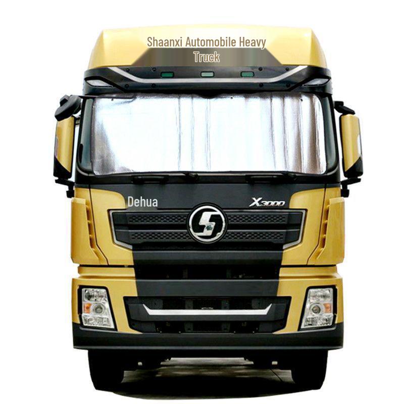 Insulated Sunshade for Auman ETX GTL Truck: Thickened Front Windshield Visor