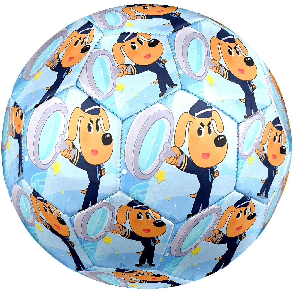 Sheriff Labrador Theme Size 5 Soccer Ball, Suitable for Both Indoor and Outdoor Matches, a Gift Suitable for Everyone.