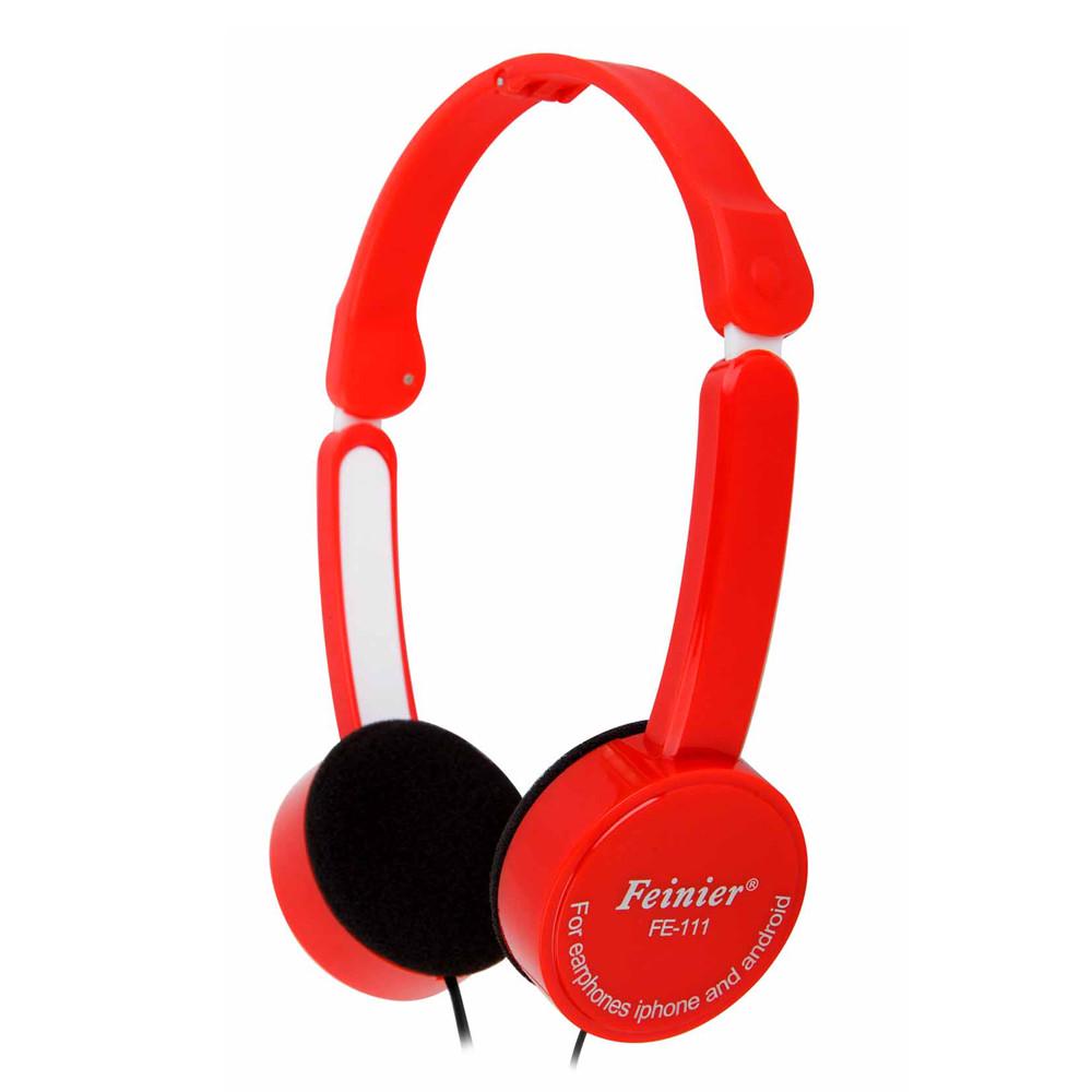 Feinier FE-111 Детская басовая стереогарнитура, проводная с микрофоном