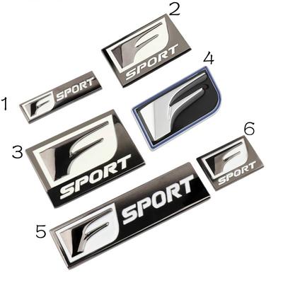 Наклейки для стайлинга автомобиля F Sport для Lexus IS200T IS250 RX300 NX RX GS RX330 RX350 CT200, боковое крыло, значок на корпусе, эмблема, металлическая декоративная наклейка