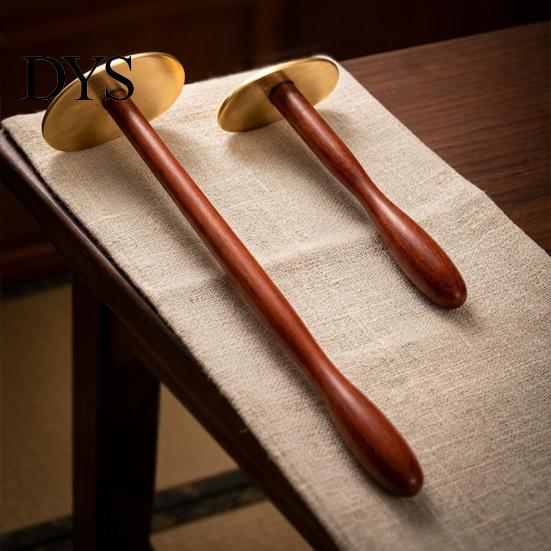Professional Body Massage Tool Brass Gua Sha Scraper, Long Handle for Back Portable Self Care Equipment Neck, Meridian Relaxation Stick Care, Home Spa