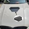 Universal Car Engine Hood Type R Simulated Carbon Fiber ABS Vent Cover Engine Hood Decoration Suitable Suitable For All Cars