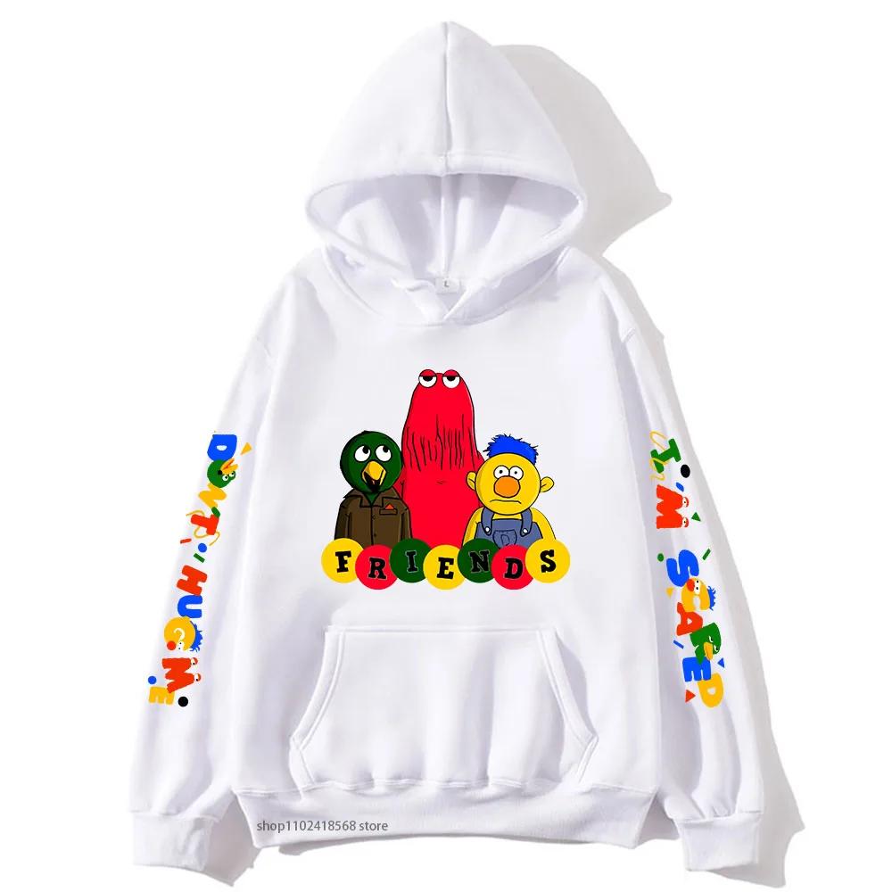 Толстовки Meme-dont Hug Me Im Scared с рисунком из мультфильмов, женские, мужские, унисекс, одежда Sudaderas