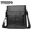 Messenger Shoulder Bag Men Leather Briefcase Casual Business Crossbody Handbag