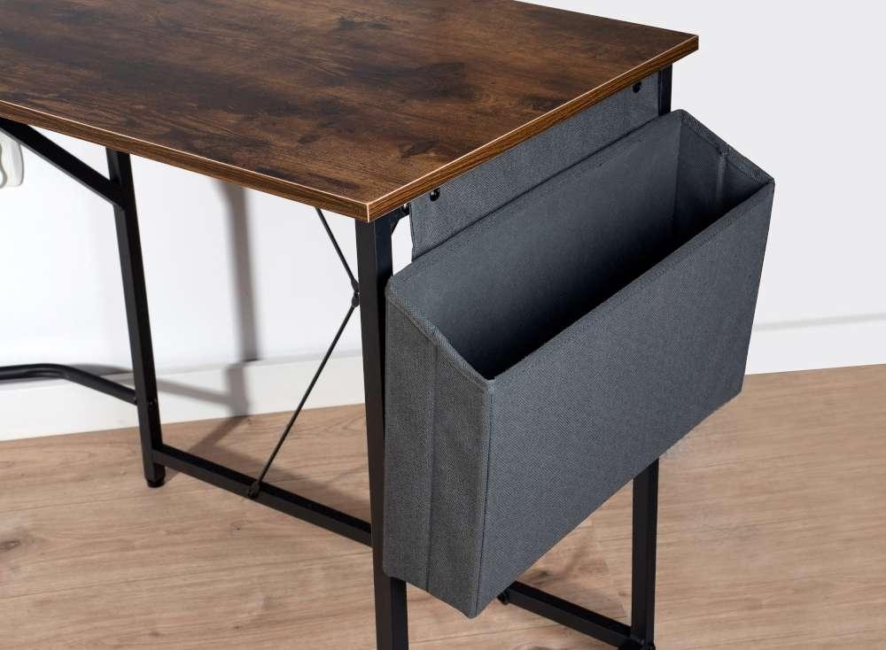 Corner desk with extension AMORA RUSTIC