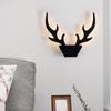 Современный светодиодный настенный светильник для спальни, гостиной, столовой, настенный светильник с головой оленя, коридора, чердака, домашнего внутреннего освещения, декор, настенные светильники
