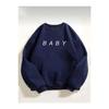 Women's Baby Printed Oversize Sweatshirt