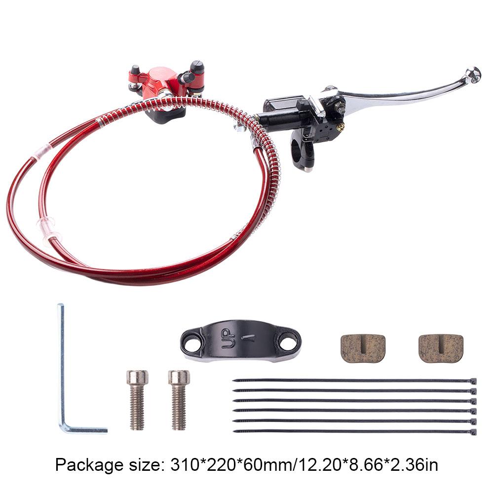 Задняя гидравлическая дисковая тормозная система с тормозными колодками, главный тормозной цилиндр, суппорт для скутера с газовым двигателем объемом 43 и 49 куб. см