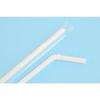 Shibase Industry 329 Алмазная гибкая соломинка 12 см 400 штук Белая
