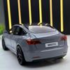 Tesla Model 3 1:24 Scale Diecast Metal Alloy Pull-Back Car Model - White