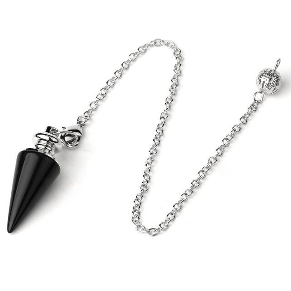 Подвески из розового кварца с цепочкой из кристаллов, лечебный кристалл, конический маятник, подвеска-амулет Рейки