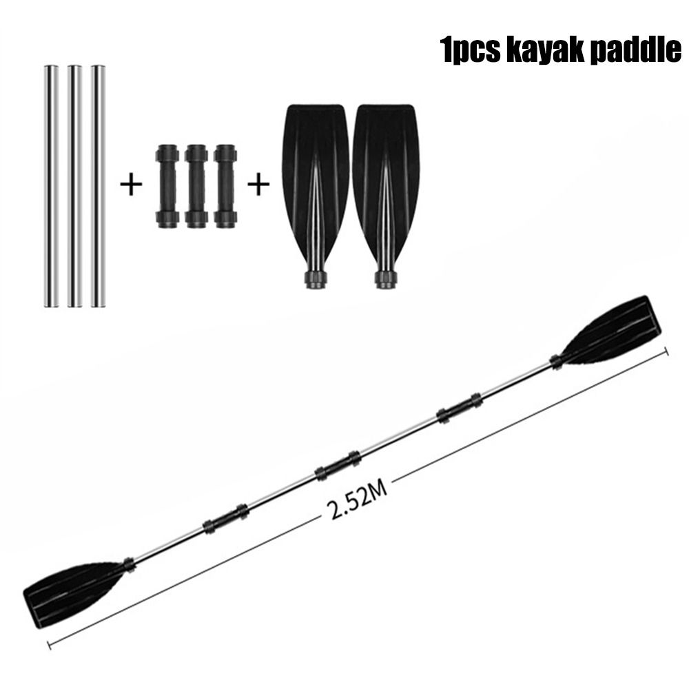 Anti-twist Design Boat Oars Aluminum Zinc Zinc Alloy Fishing Boat Pulp Efficiency Canoe Oars Travel
