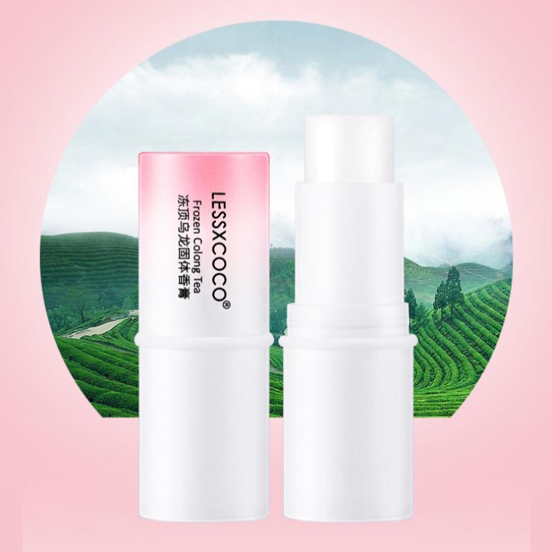 Твердые духи Белый персиковый улун Жасминовый кедровый легкий аромат для женщин Компактные портативные духи