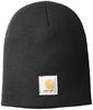 Шапка Carhartt из акрила Черная EU Размер F A205-16F (Свободный размер)