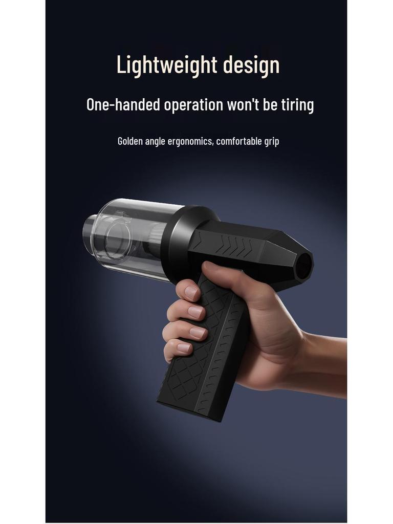 Ручной беспроводной мини-турбовентилятор и вакуумный пылесос для кемпинга в одном