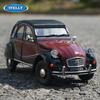 ВЕЛЛИ 1:24 Ситроен 2CV 6 Шарльстон Литой Модель Автомобиля Металлическая Литая Модель Классических Транспортных Средств Симуляция Коллекция Детская Игрушка Подарок