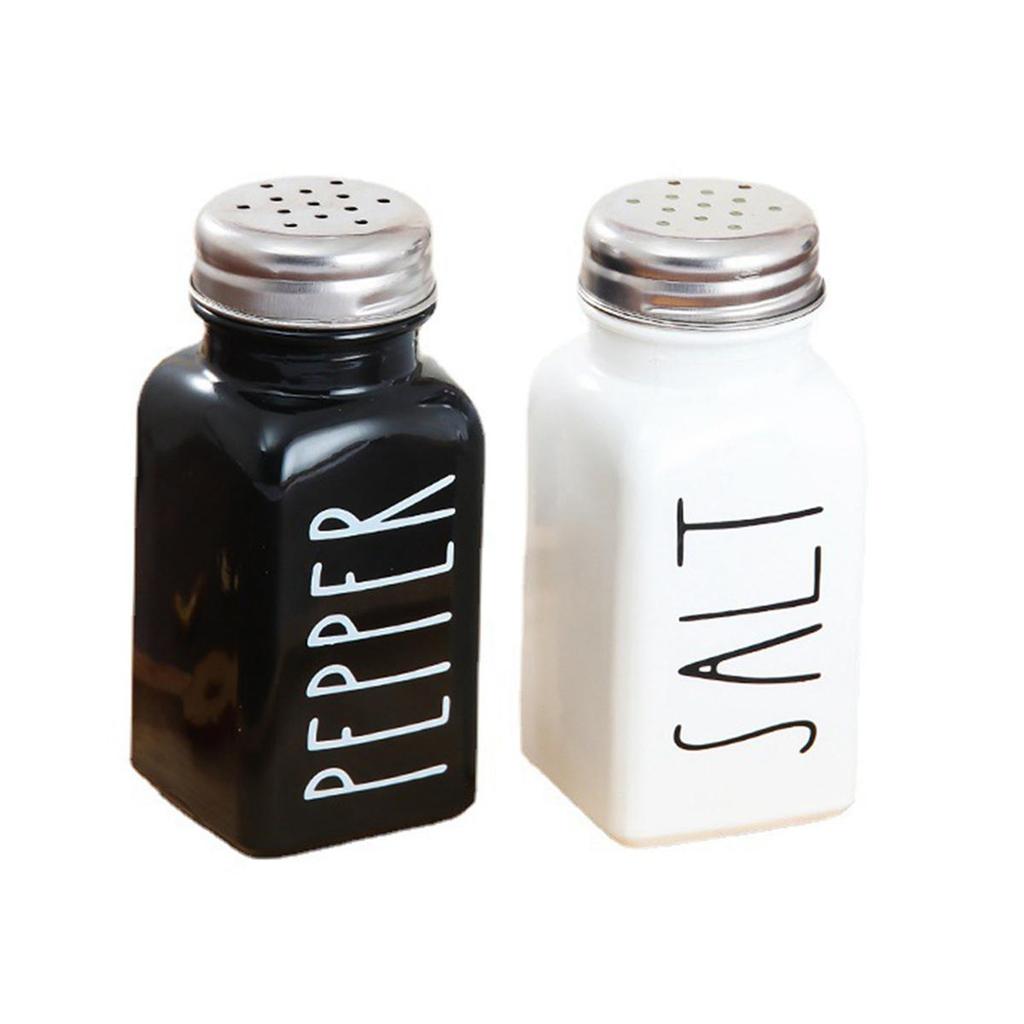 Sprinkler Bottle 2pcs Kitchen Decor Farmhouse Salt And Pepper Shakers Set