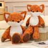 70cm Cartoon Simulation Fox Plush Stuffed Toy Cute Creative Cloth Doll Children's Birthday Gift Kawaii Decorative Ornament