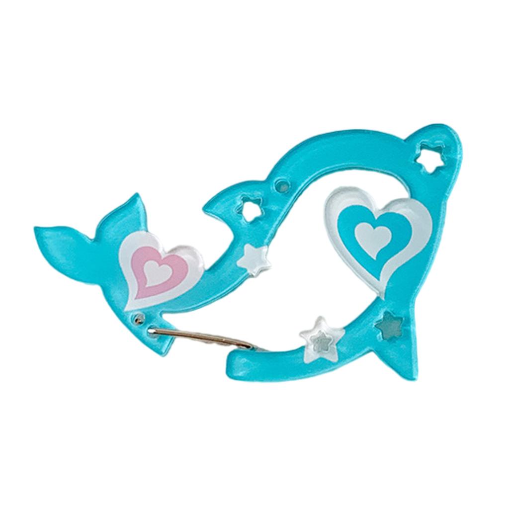 Practical Acrylic Carabiner Keychain For Backpacks HandbagsLightweight Decorative Accessory For Students And Office Use