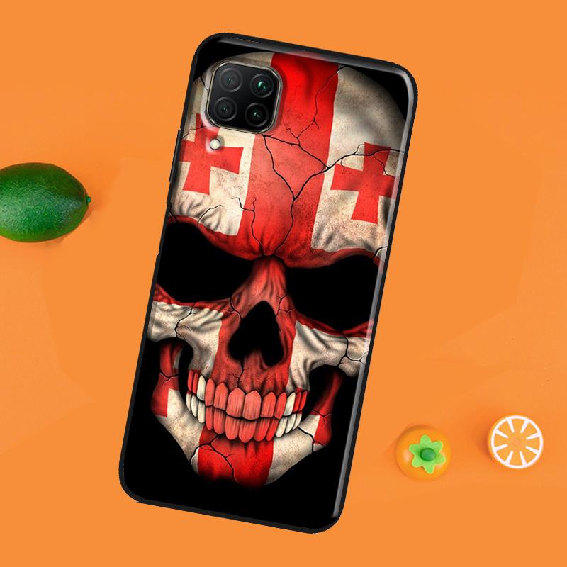 Чехол для телефона Georgia Grunge Flag для Huawei P40 Lite P20 P30 Pro Nova 5T P Smart Z 2019 2021 Honor 50 10i 8X 9X