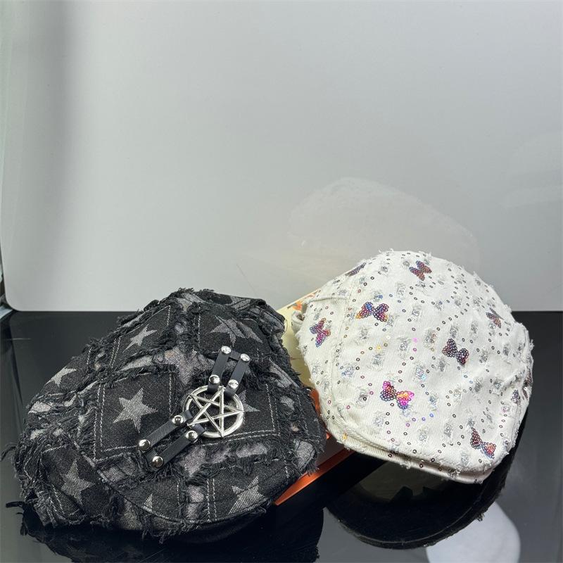 Корейская мода украшения берет уличная тенденция персонализированная мужская и женская короткая шляпа-солнцезащита вперед шляпа