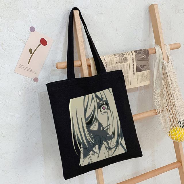 Akudama Drive Killer, холщовая сумка из японского аниме, большая вместительная модная женская сумка, винтажные ручные сумки, классическая сумка на плечо