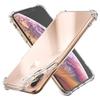 [Compatible Apple iPhone XS] Transparent Silicone Shockproof Case [Phonillico®]