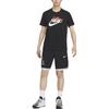 Nike T Shirts Men's Black Crew Neck Moderate Straight Fit DZ2707-010