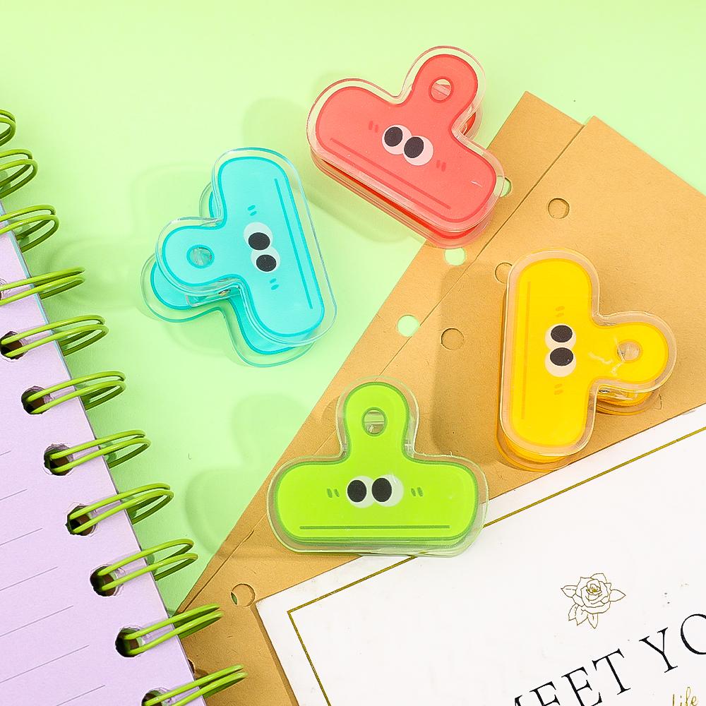 2 шт., акриловые клипсы с милыми большими глазами и большими глазами