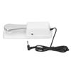 Sustain Foot Pedal Universal Keyboard Foot Pedal 6.35mm Connector Piano Foot Pedal Switch for Control White