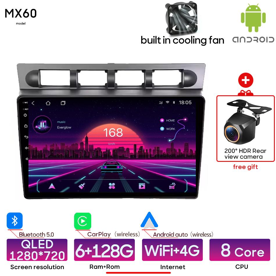 Android pour Kia Morning Picanto 2004 - 2007 lecteur multimédia de voiture Radio de Navigation Carplay unité principale automatique vidéo stéréo