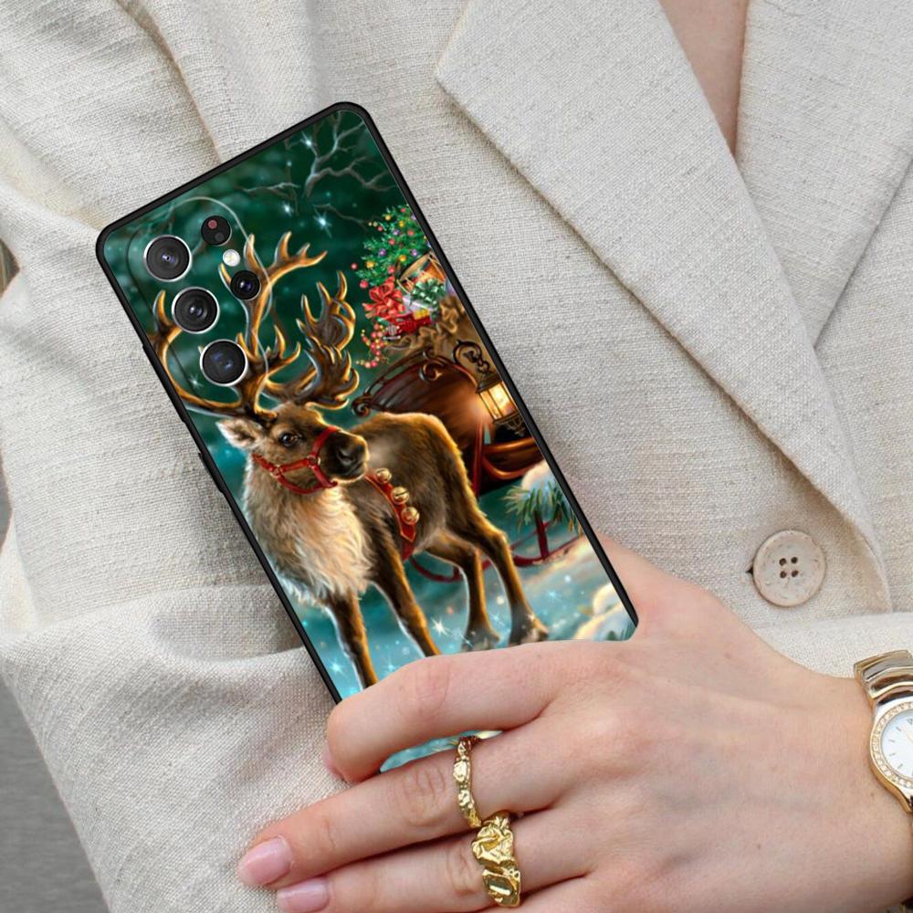Чехол для телефона с оленями для Samsung Galaxy S26 Ultra S25 S24 S23 S22 S21 S20 Note10