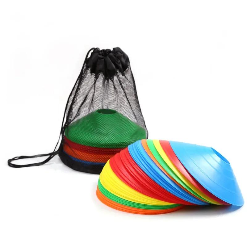 20/50Pcs Cone Set Soccer Training Sign Dish Soccer Training Pro Agility Discs Dish Adult Kid Football Training Equipment Football Training Equipment