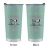Snoopy Faron Tumbler Mug Coffee Cup Convenience Store Cup EVISUK Water Bottle Direct Drinking Stainless Steel with Lid Portable Straw Character Goods