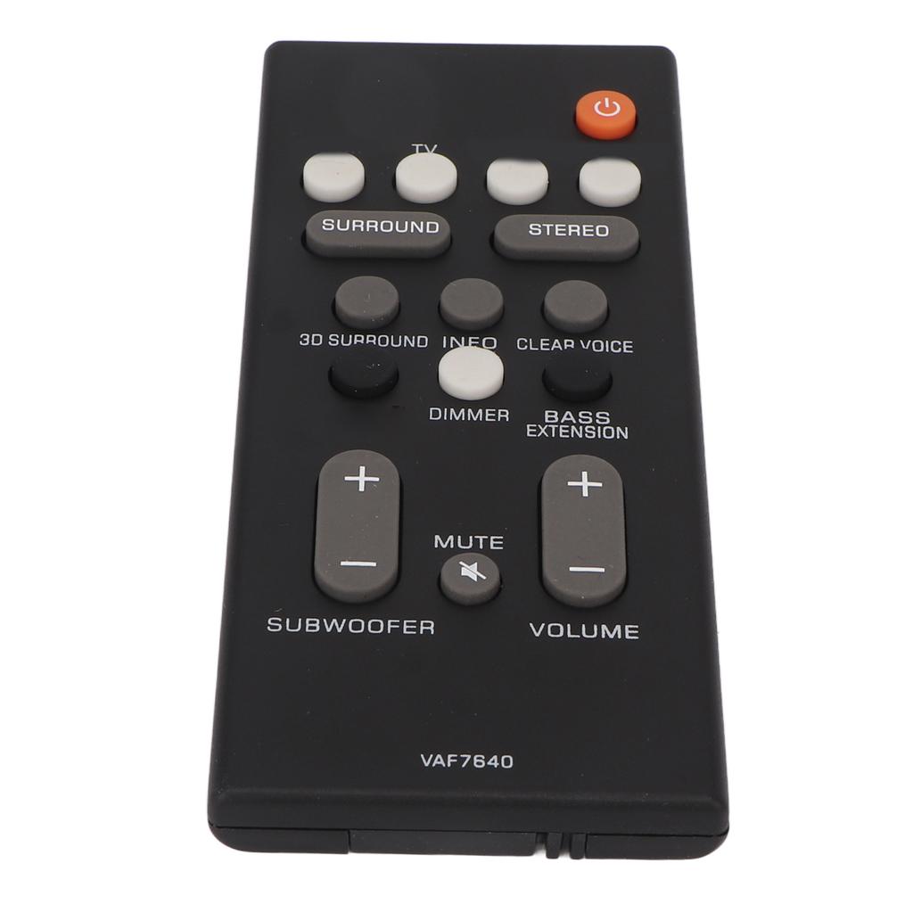 Replacement Remote Control for VAF7640 VAF76400 ATS 1080 ATS1080 YAS 108 YAS108 Home Theater Sound Soundbar Speaker